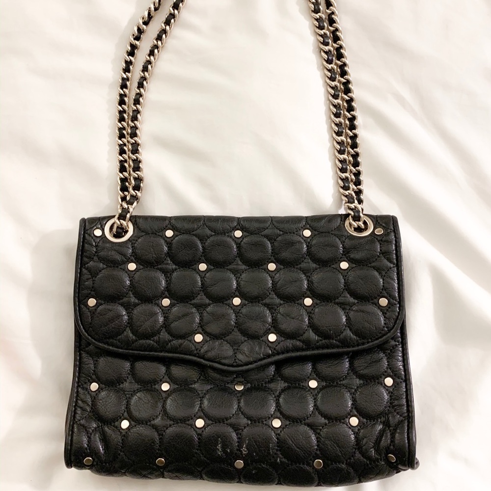 Rebecca Minkoff Large Studded Quilted Affair Bag